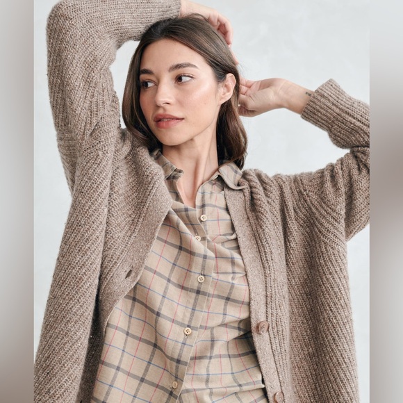 Jenni Kayne Recycled Cashmere Cocoon Cardigan - Picture 2 of 7